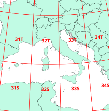 Coordinate e Sistemi di riferimento — Corso GIS 2.0 documentazione